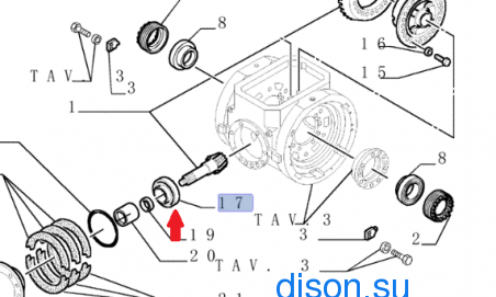 76043218 bearing assy