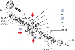 76087537 washer, thrust